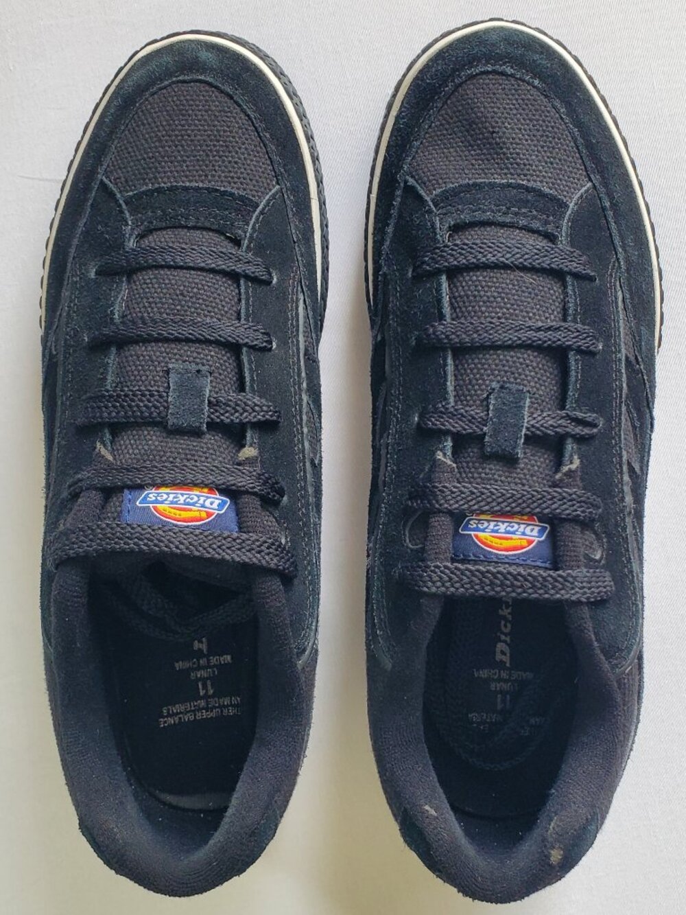 Vintage Dickies Lunar Black Suede Skate Shoes Men's Size 11